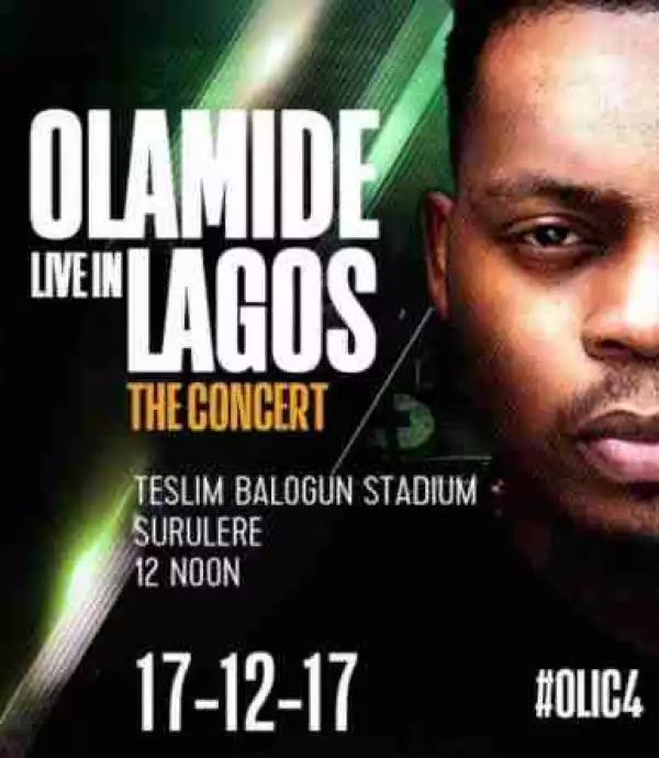 Olamide Live In Lagos: The Concert Is Back